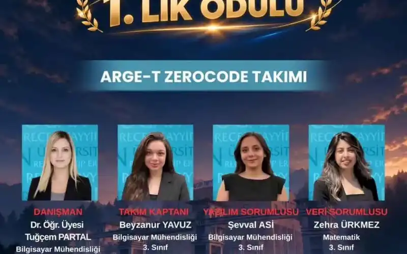 RTEÜ’lü Öğrencilerden TEKNOFEST’te Türkiye Birinciliği