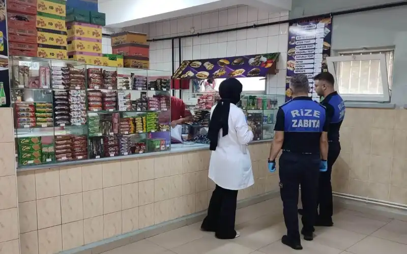Rize’de Okul Kantinlerine Sıkı Denetim