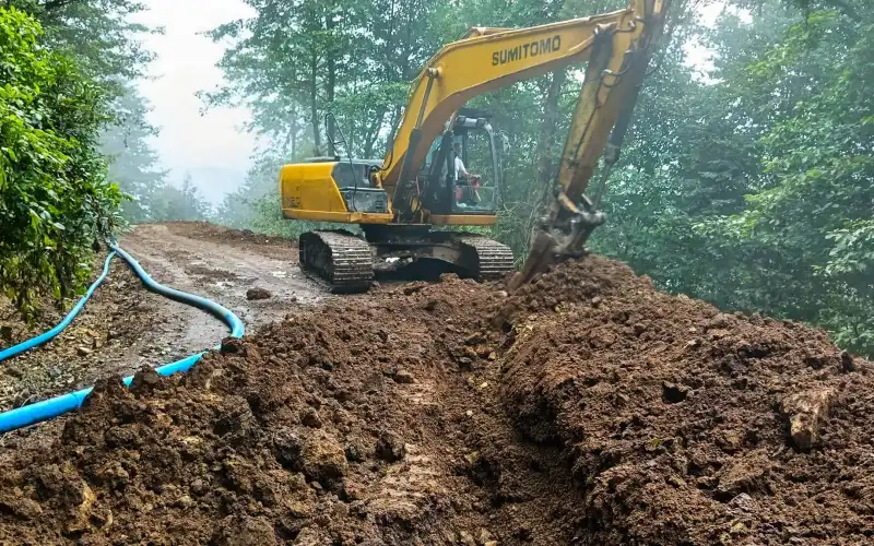 Fındıklı’da 3 Köyü Kapsayan İçme Suyu Projesinde Çalışmalar Sürüyor