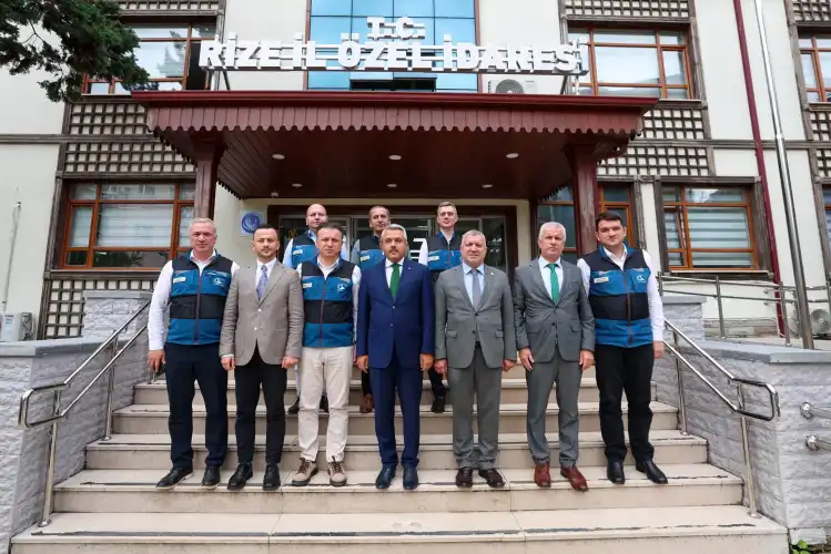 Vali Baydaş'dan, Rize İl Özel İdaresi’nin Yeni Hizmet Binasına Ziyaret