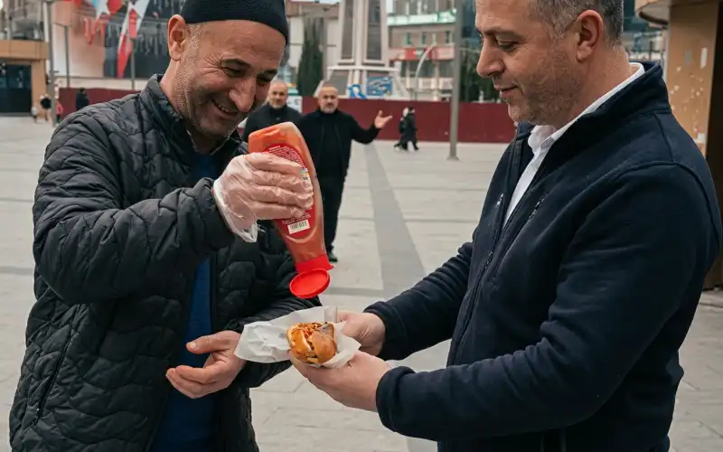 Rize’de 34 Yıldır Ekmeğini Başının Üstünden Kazanıyor