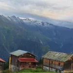 Çamlıhemşin’de Kaçkar Dağları Beyaza Büründü