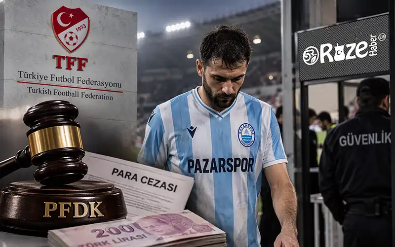PFDK’dan Pazarsporlu Volkan Genç’e 5 Bin TL Para Cezası