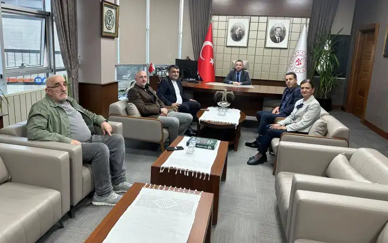 MHP Rize İl Başkanı İhsan Alkan’dan Ramazan Öztürk’e Ziyaret
