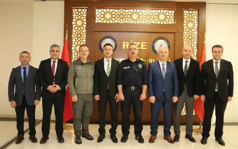 Rize’de Kamu Kurumları Arasında İş Birliği ve İstişare Buluşması