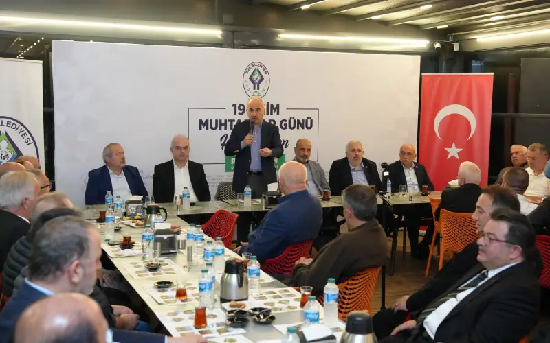 Rize Belediye Başkanı Rahmi Metin, 46 Mahalle Muhtarıyla Buluştu