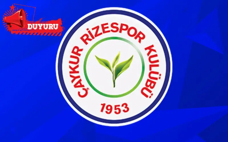 Çaykur Rizespor'dan KAMUOYUNA DUYURU!