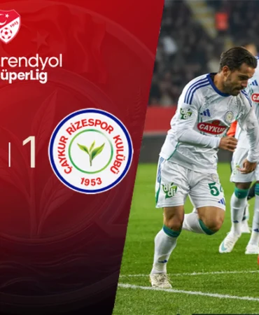 ARCA ÇORUM FK 2-1 ÇAYKUR RİZESPOR A.Ş.