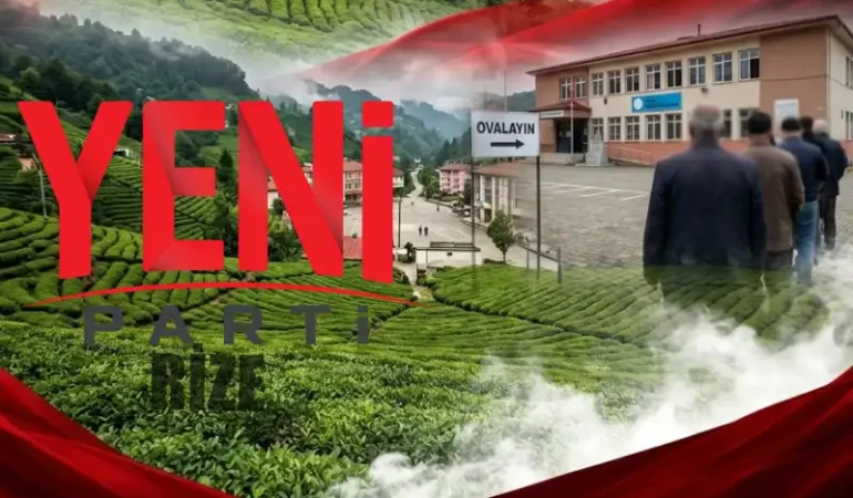Yeni Parti Rize Ön Seçiminde Saltuk Deniz Önde